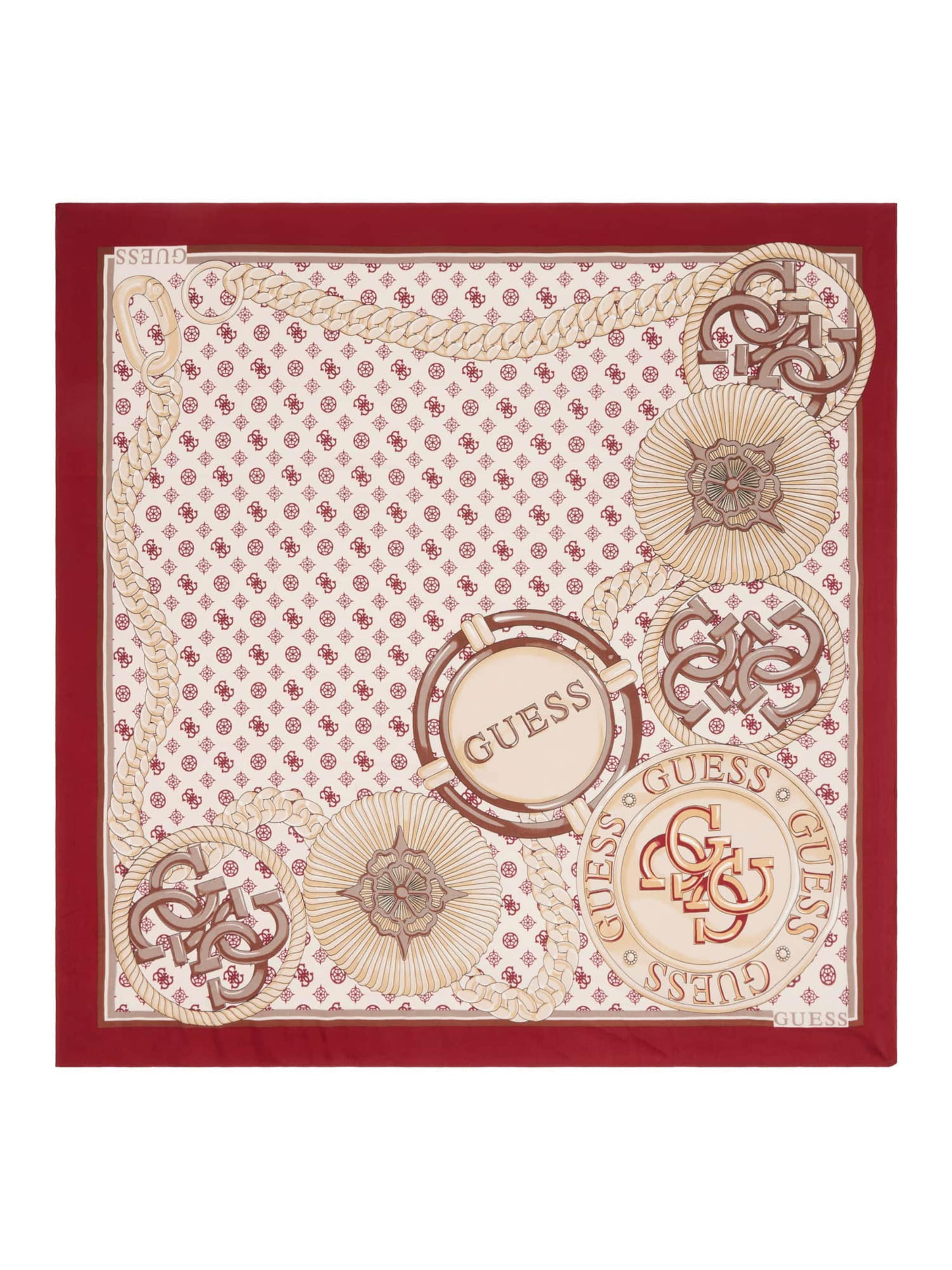 Foulard GUESS en rouge : devant