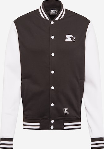 Starter Black LabelPrijelazna jakna - crna boja: prednji dio