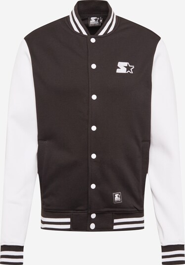 Starter Black Label Veste mi-saison en noir / blanc, Vue avec produit