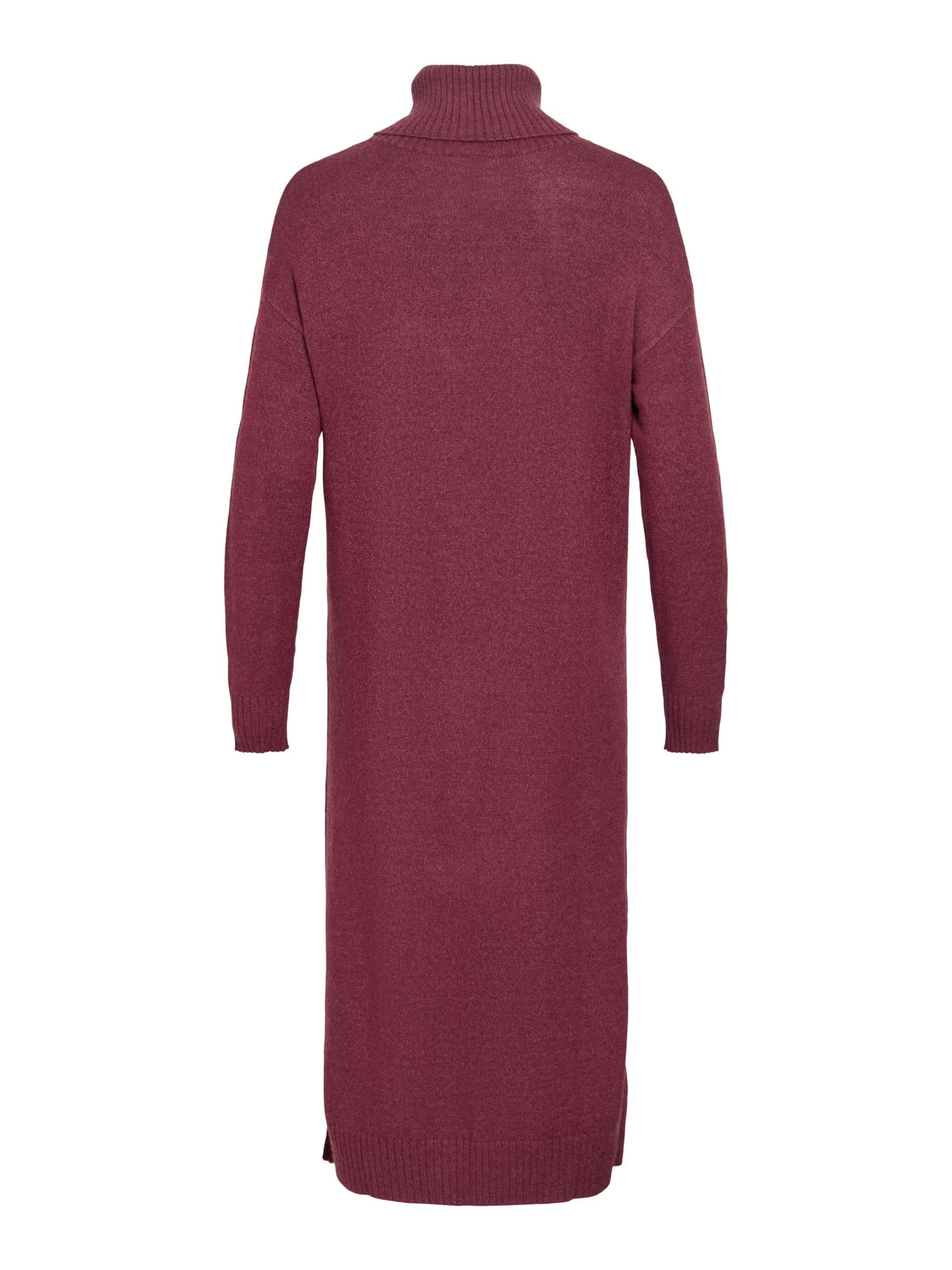 VILA Knit dress 'VIRill' in Red