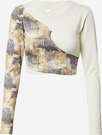 Hummel Functioneel shirt 'Lotus' in Beige: voorkant