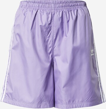 ADIDAS ORIGINALS Pants 'Adicolor Classics Ripstop' in Purple: front
