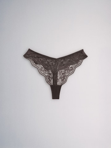 The Set - Tanga en beige