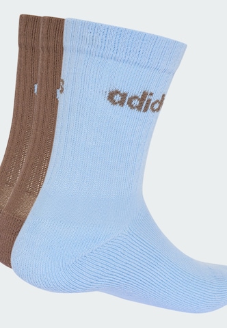 ADIDAS PERFORMANCE Sportsokken 'Linear Crew' in Blauw