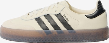 ADIDAS ORIGINALS Ниски маратонки 'SAMBAE' в бяло: отпред