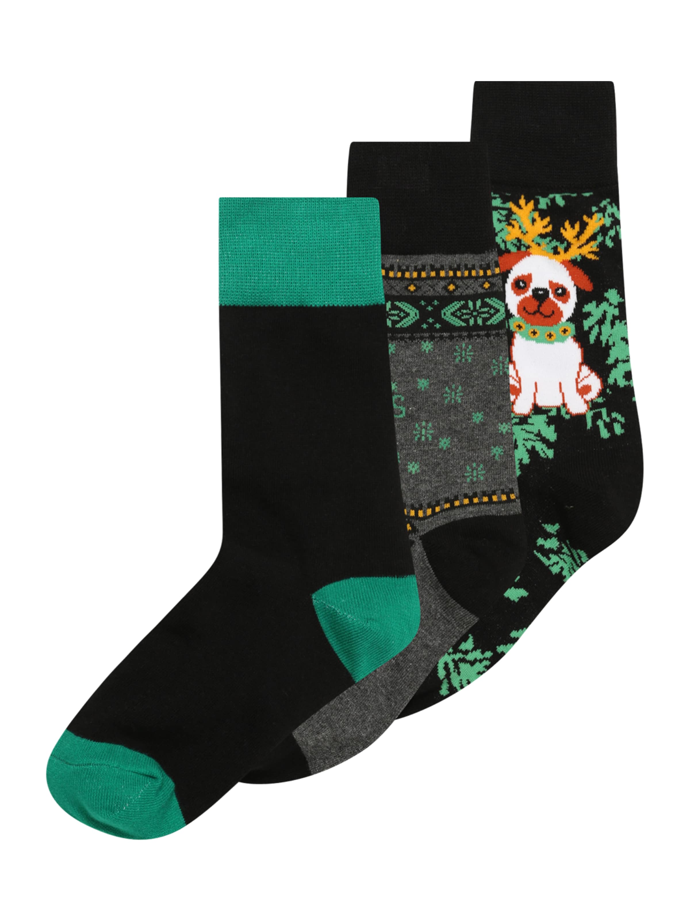 Urban Classics Къси чорапи в сиво: отпред