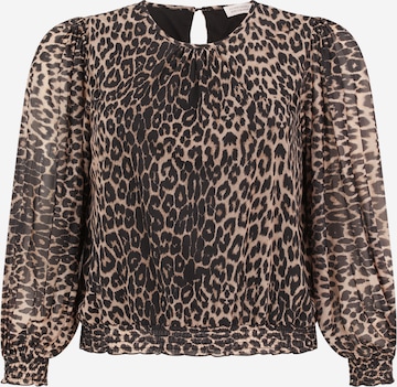 Guido Maria Kretschmer CurvyBluza 'Liddy' - smeđa boja: prednji dio