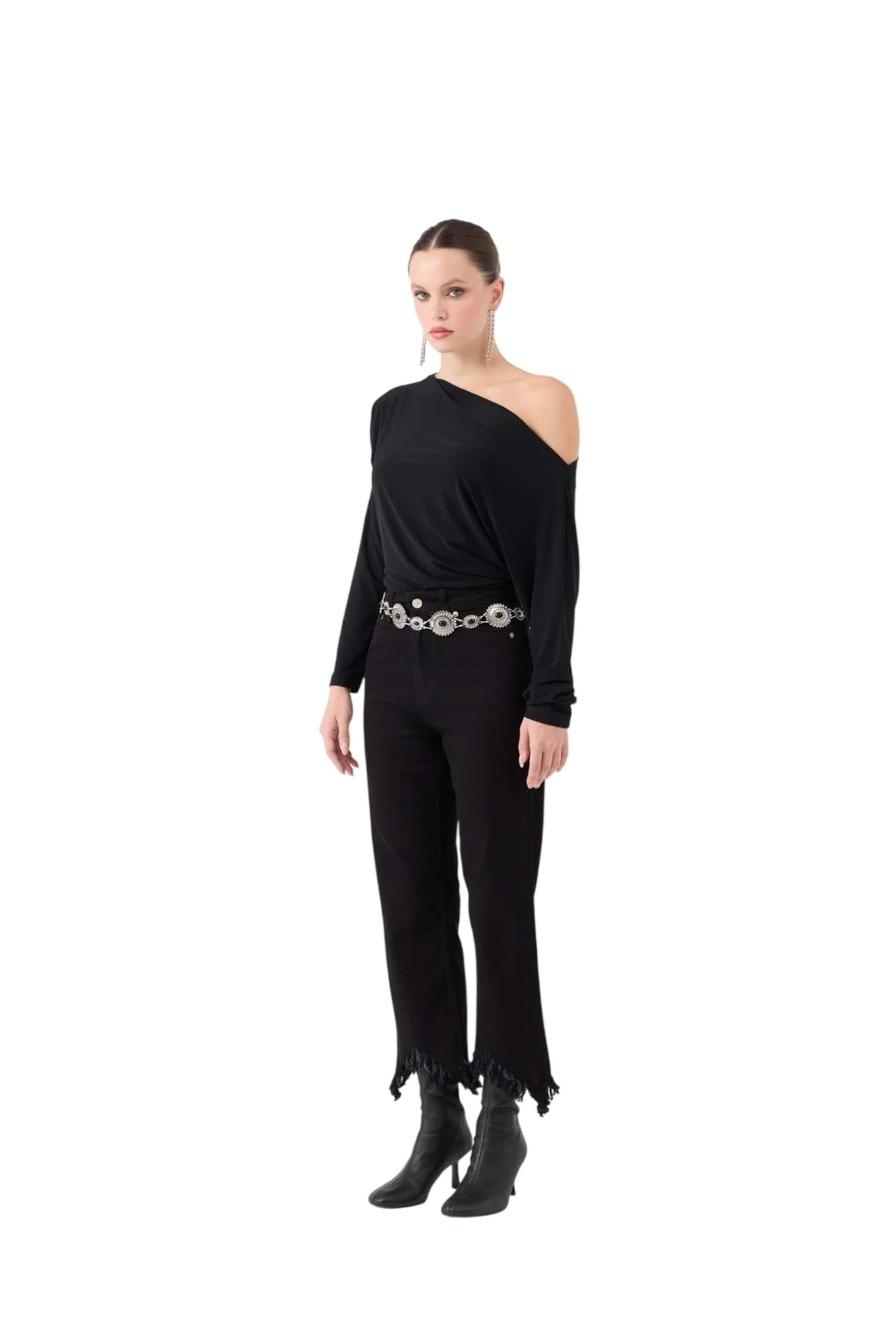 Regular Pantalon HOLLY LOLLY en noir