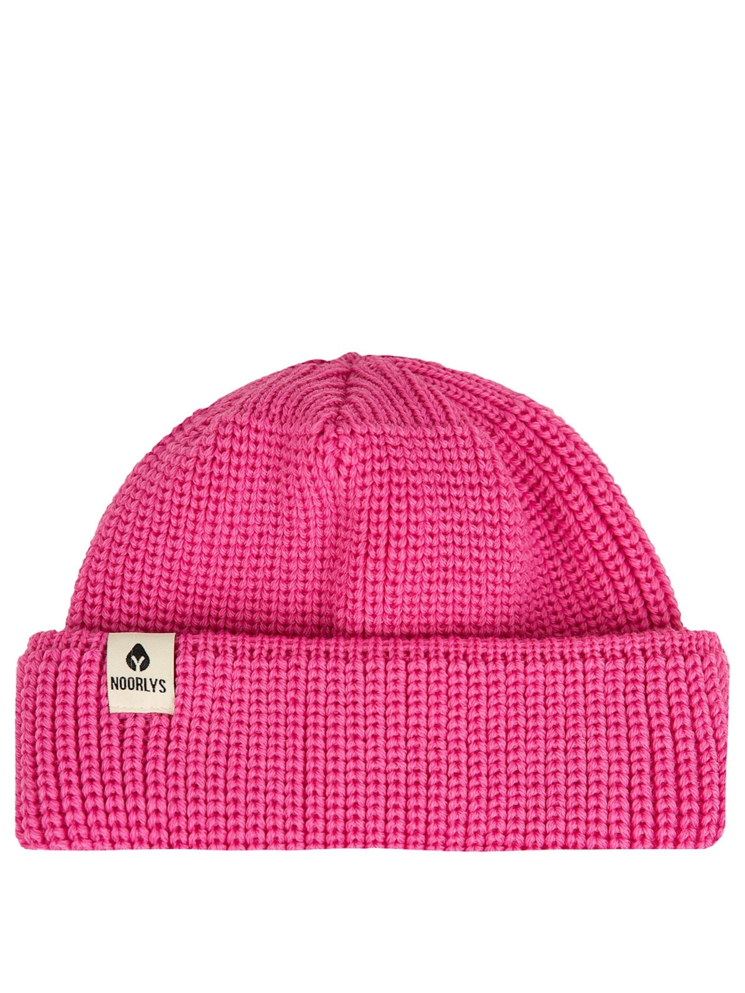 NOORLYS Beanie 'LUAN' in Pink: front