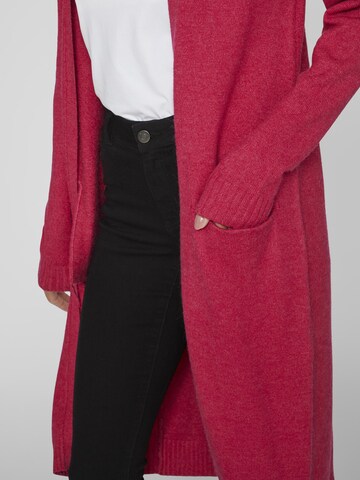 VILA Gebreid vest 'RIL' in Roze