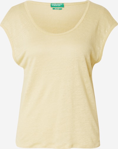 UNITED COLORS OF BENETTON T-Shirt in pastellgelb, Produktansicht