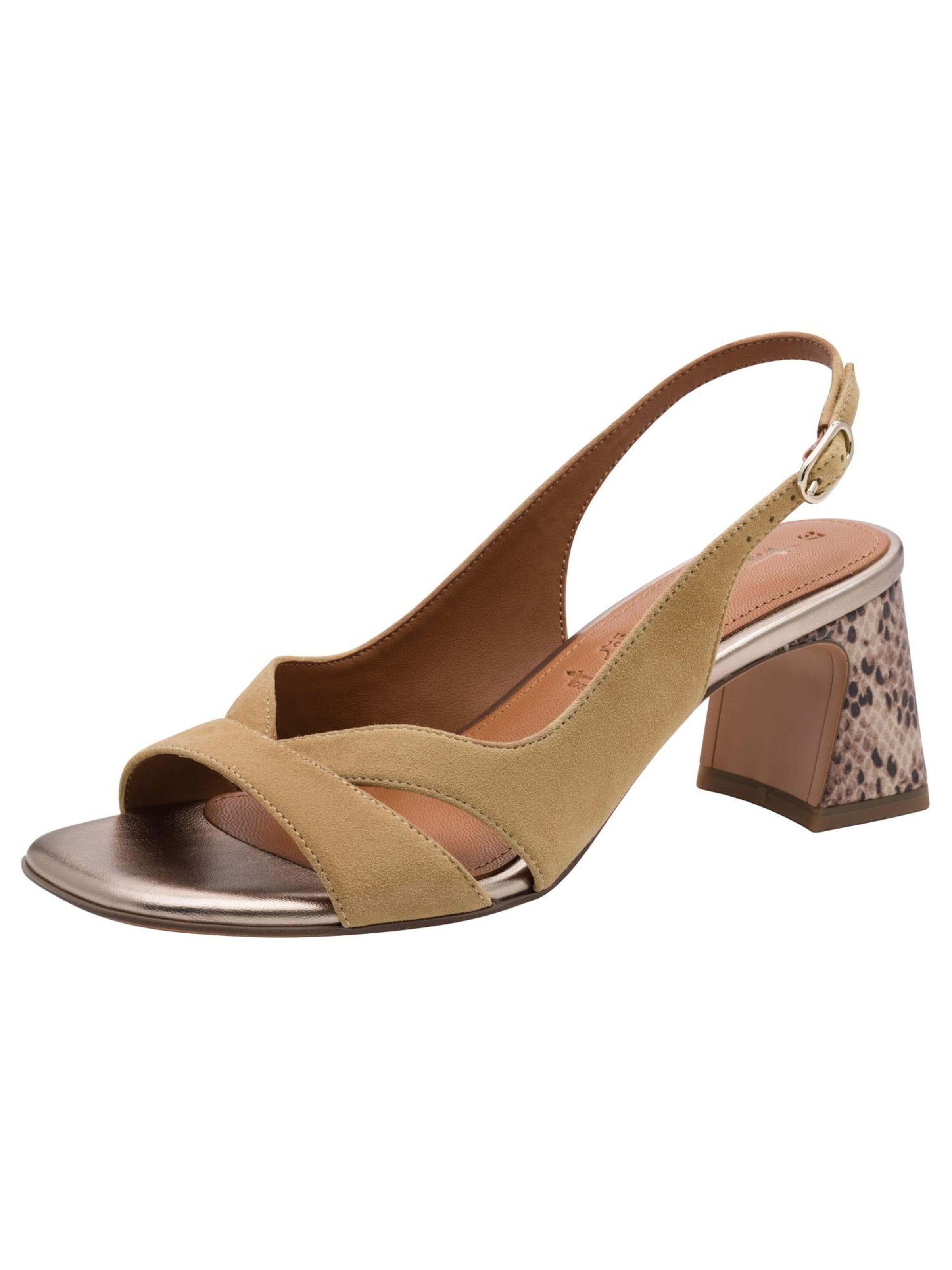 Sandales Tamaris en beige : devant