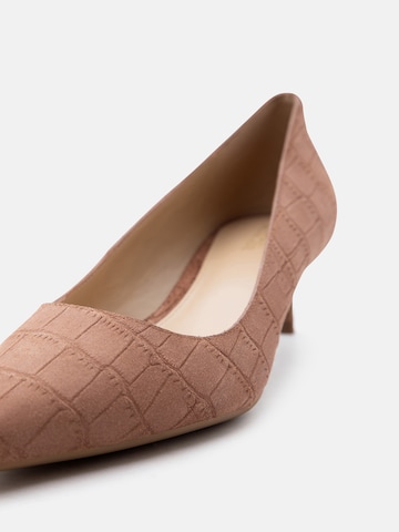 MICHAEL Michael Kors Čevlji s peto 'ALINA FLEX' | rjava barva