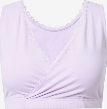 Ulla Popken Bustier BH in Lila: voorkant