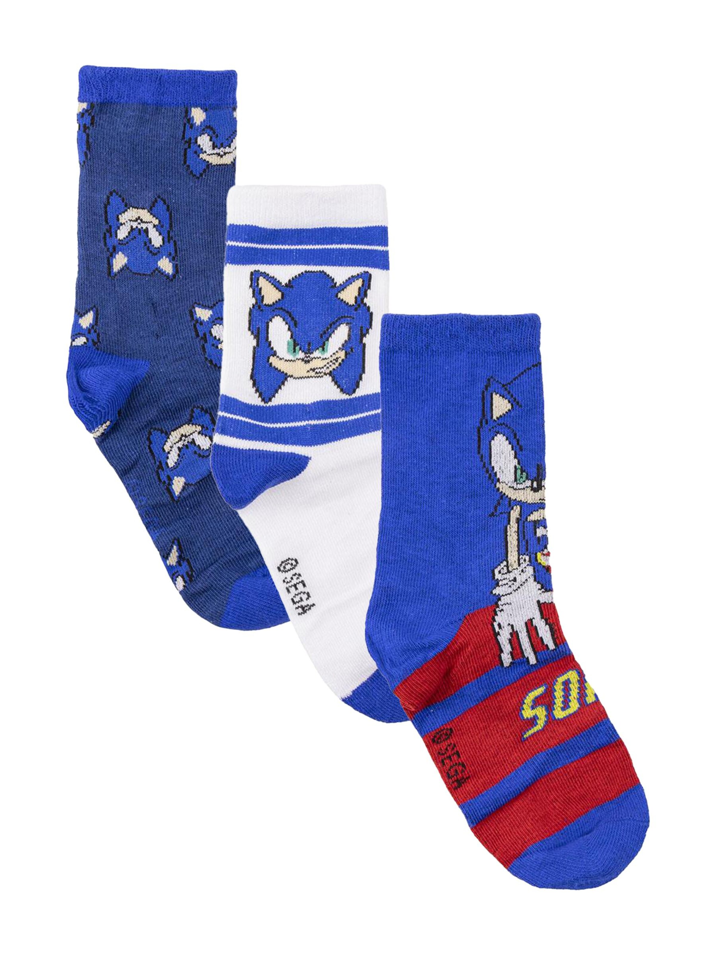 Chaussettes 'Sonic' DISNEY en mélange de couleurs : devant