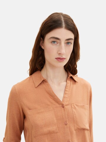 TOM TAILOR Bluza | oranžna barva