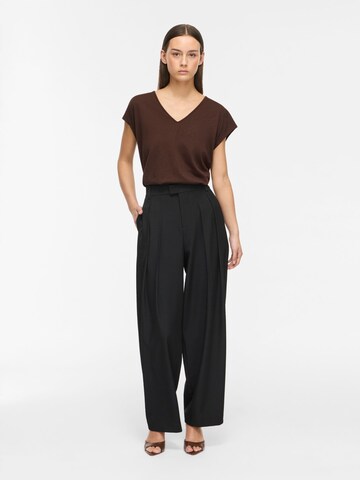 VILA Shirt 'VISyma' in Brown