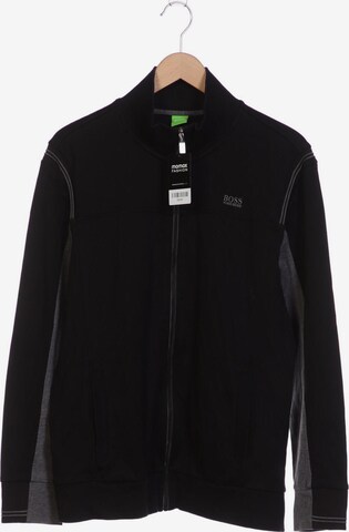 BOSS Sweatshirt & Zip-Up Hoodie in XXL in Black: front