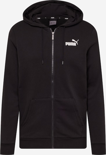 PUMA Sportsweatvest in de kleur Zwart / Wit, Productweergave