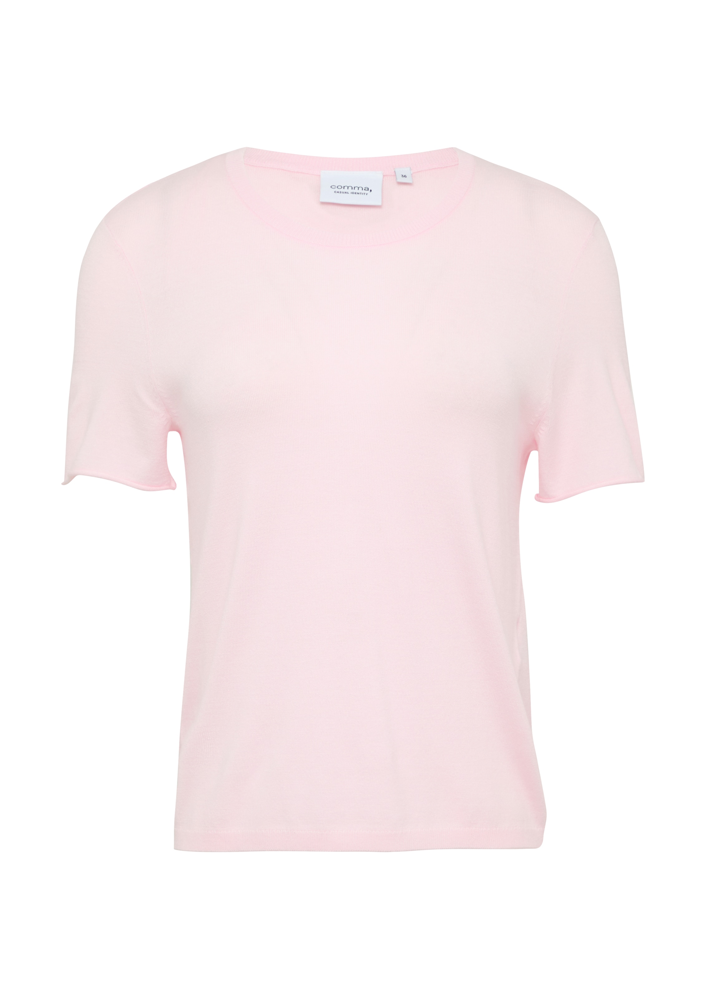 comma casual identity Свитер в Ярко-розовый: спереди