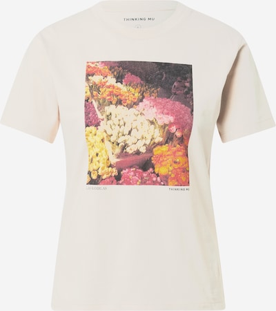 Thinking MU T-Shirt 'LAS RAMBLAS' in mischfarben / offwhite, Produktansicht