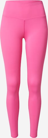 Hey Honey Skinny Workout Pants in Pink: front