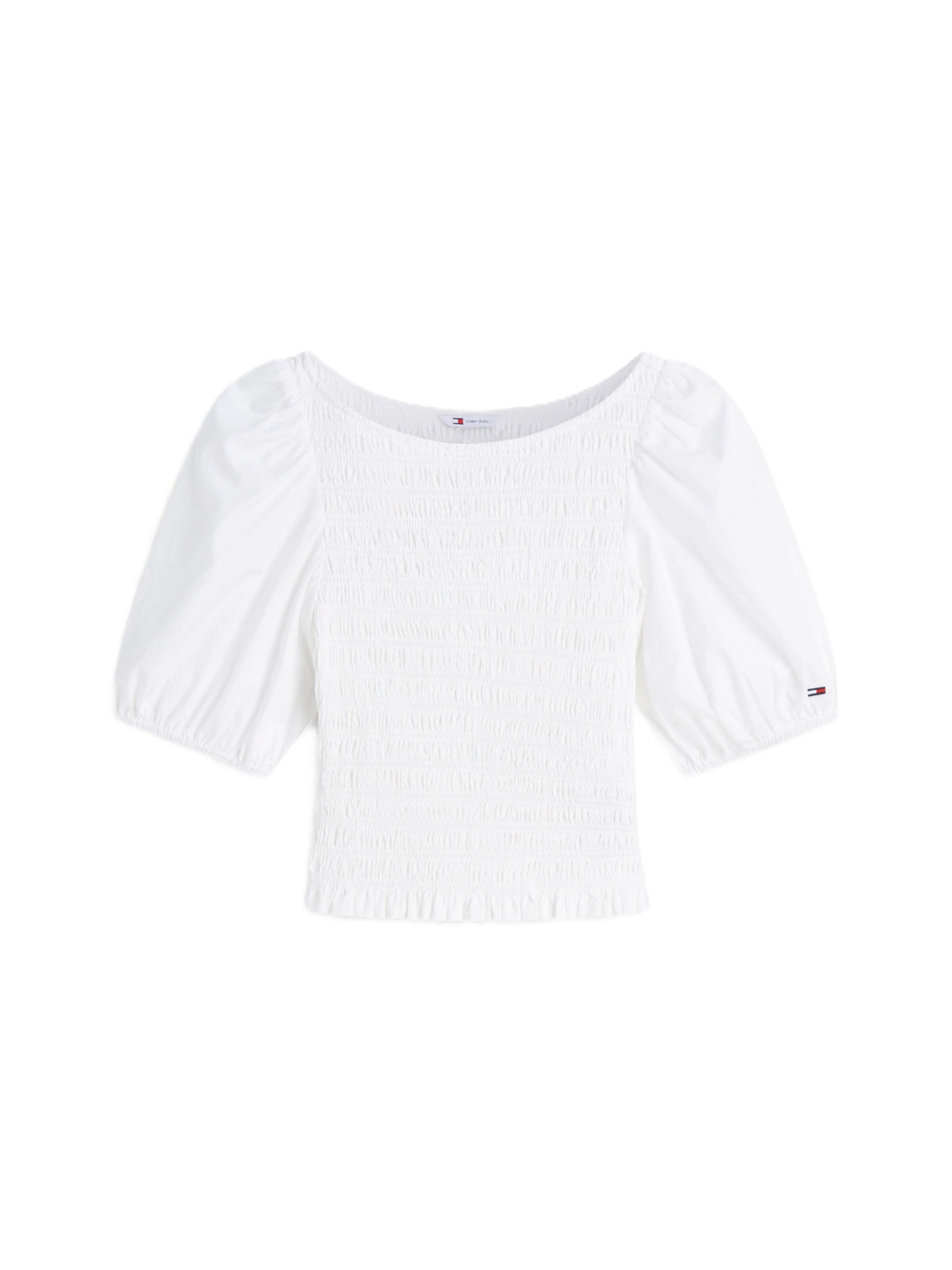 Tommy Jeans Bluse in Weiß: Vorderseite