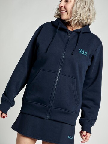 SPORTKIND Sportjas 'Unisex Zip Hoodie' in Blauw