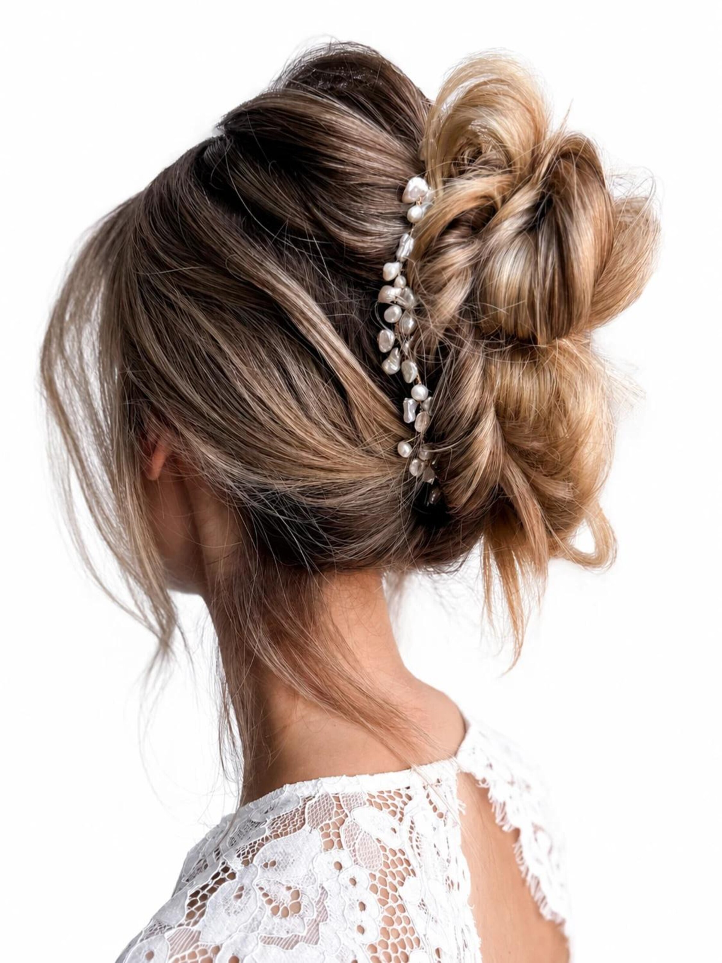 Ornamento per i capelli 'Nova Hairvine Gold' di Sally Jane Bridal in oro