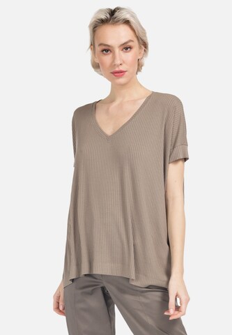 HELMIDGE Blouse in Beige: voorkant