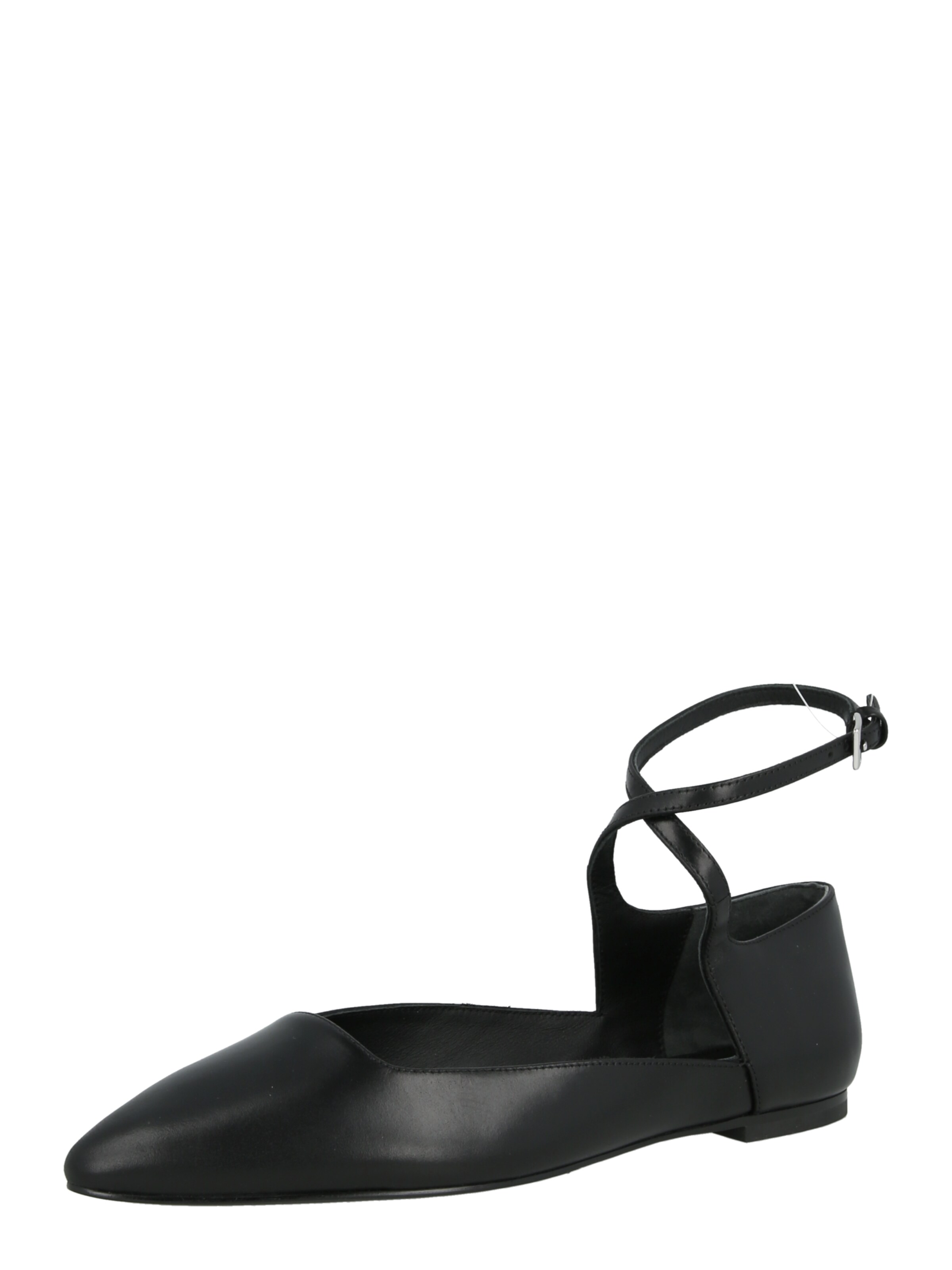 & Other StoriesOtvorene balerinke - crna boja: prednji dio