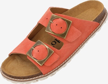 Mule 'Elaha Corda' Palado en orange : devant