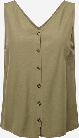 ONLY Carmakoma Blouse 'BILLIE' in Groen: voorkant