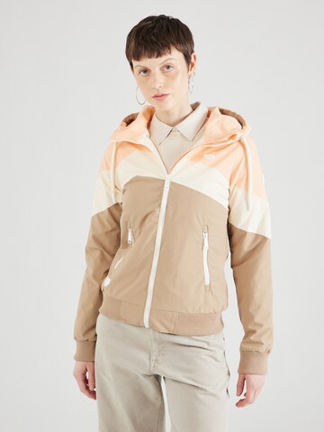 Ragwear Between-season jacket 'NUGGIE' in Orange: front