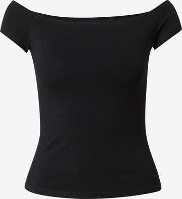 WEEKDAY Shirt in Black: front