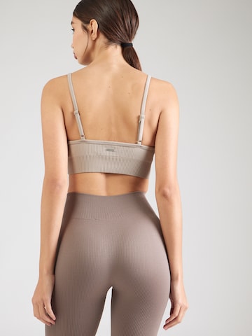 Aim'n Бюстье Спортивный бюстгальтер 'Ribbed Seamless' в Бежевый