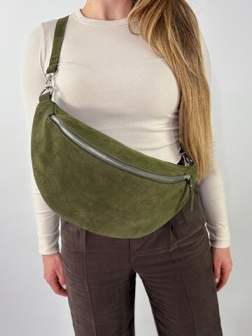 lePelou Fanny Pack 'VALENTINA XL' in Green