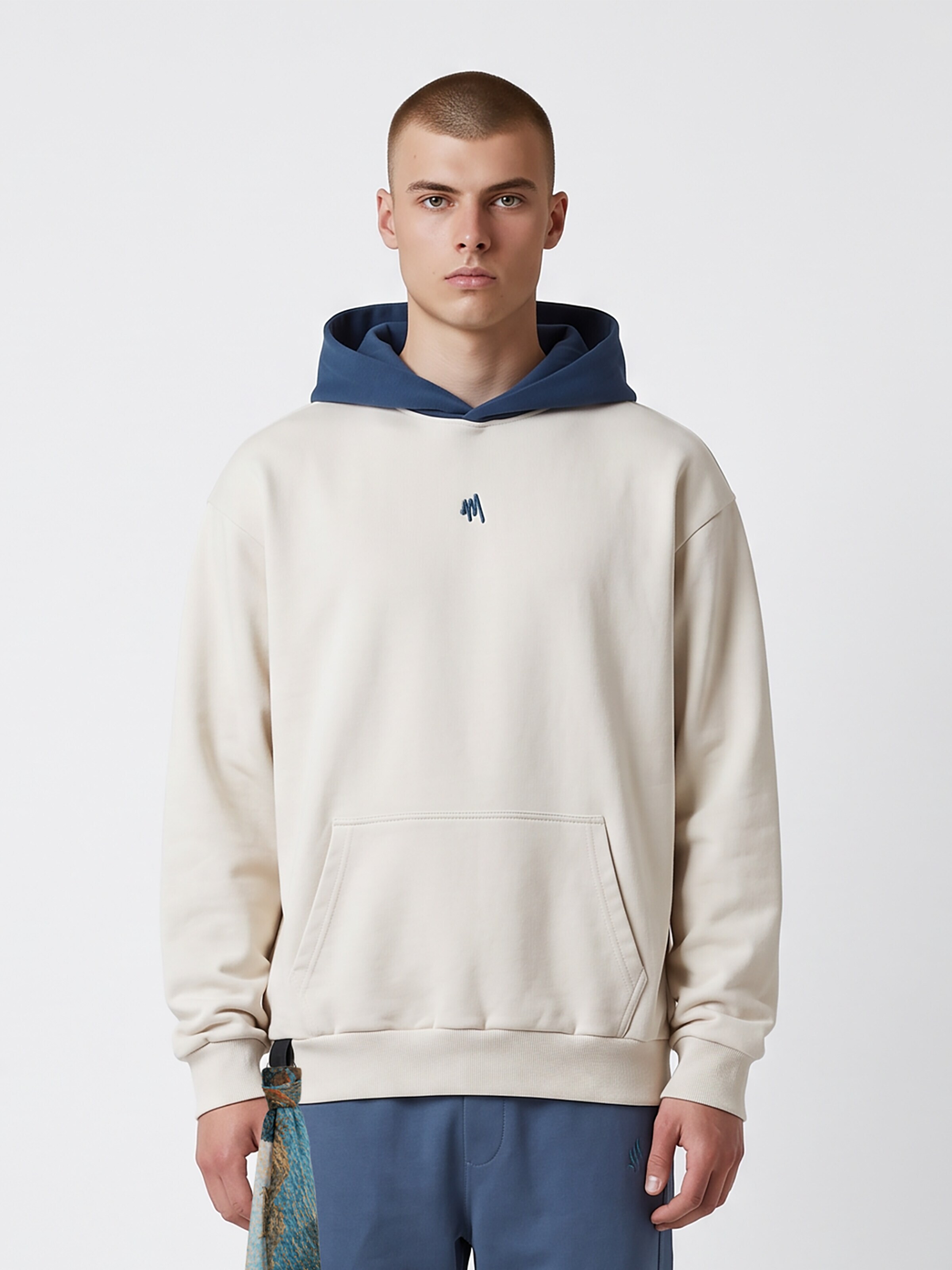 Alessandro Magno Sweater 'Chapter 8' in Beige: front