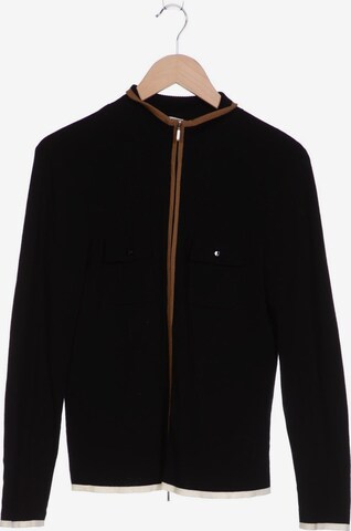 GERRY WEBER Sweatshirt & Zip-Up Hoodie in L in Black: front