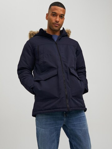 Parka d’hiver 'Craft' JACK & JONES en bleu : devant