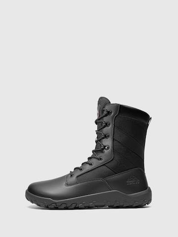 Boots 'NORTIV 8 Herren Militärische Taktikstiefel mit breiter Zehenbox, barfuß, null Höhenunterschied' di NORTIV 8 in nero