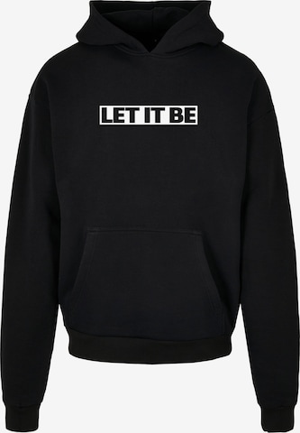 Merchcode Sweatshirt 'Beatles - Let it be' in Zwart: voorkant