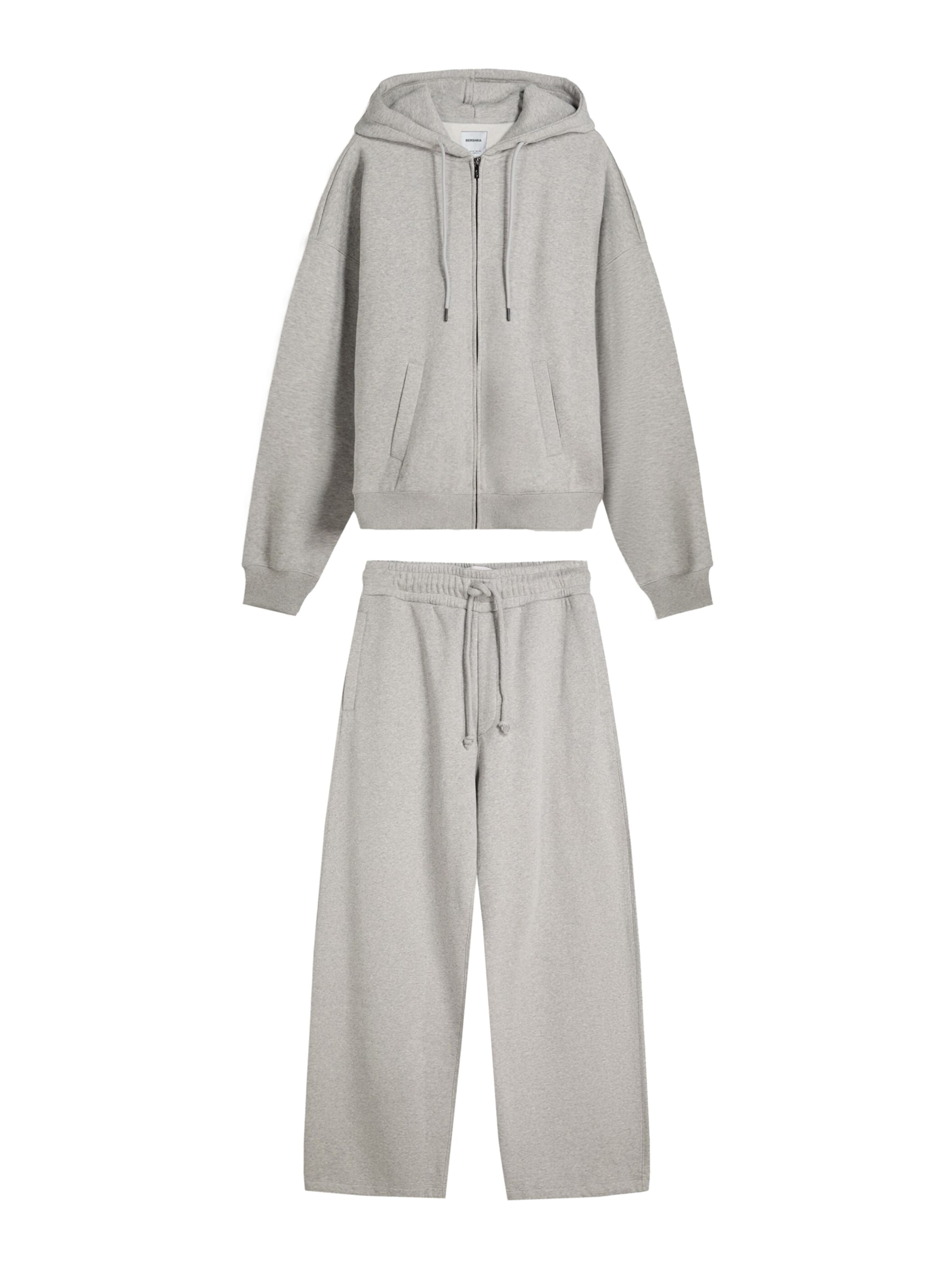 Tuta da jogging Bershka di colore grigio chiaro, Visualizzazione prodotti