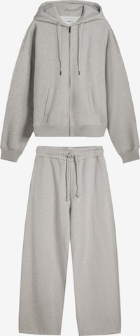 Survêtement Bershka en gris : devant