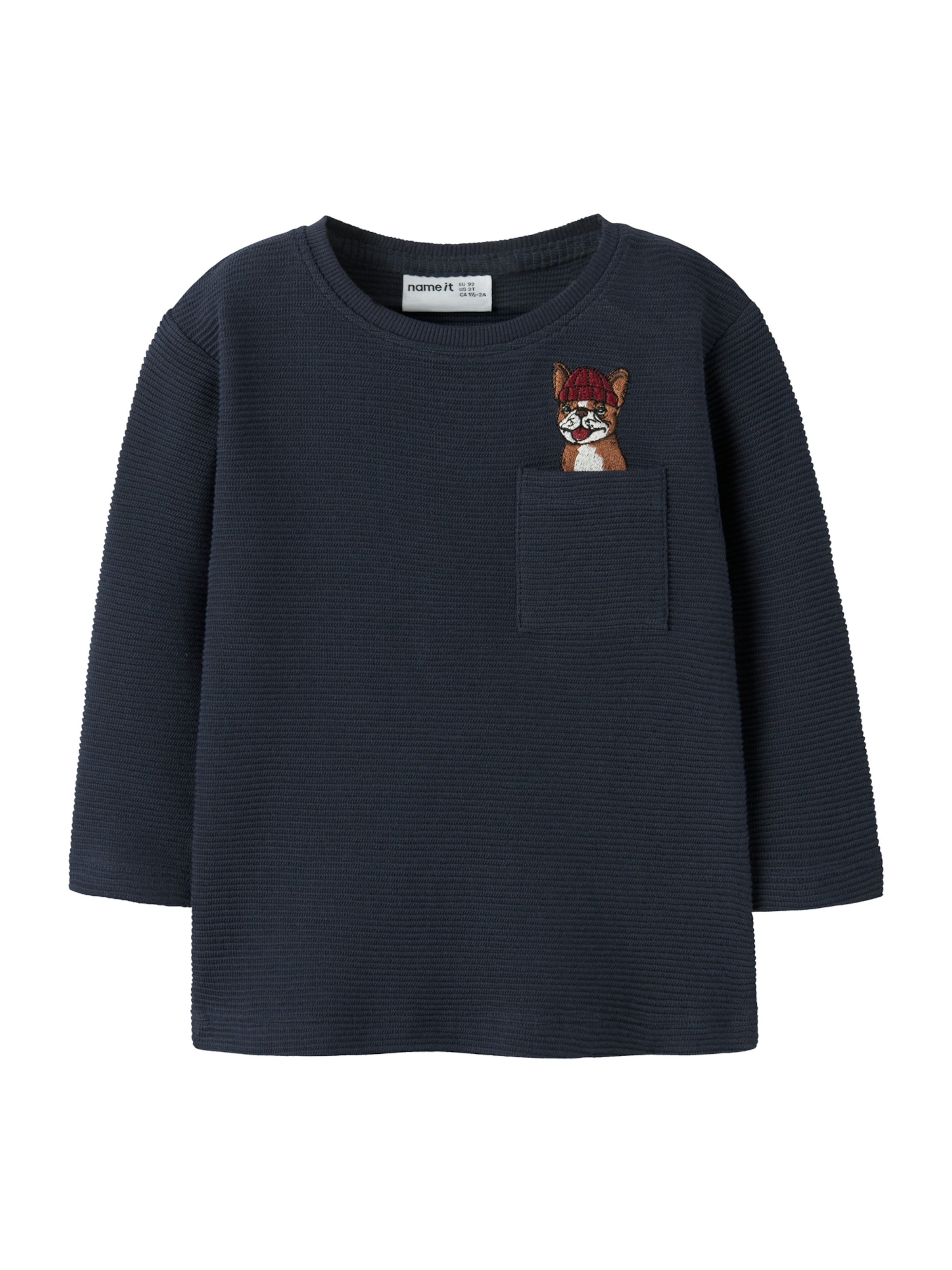 NAME IT Shirt 'NMMROFUS' in Blau: Vorderseite