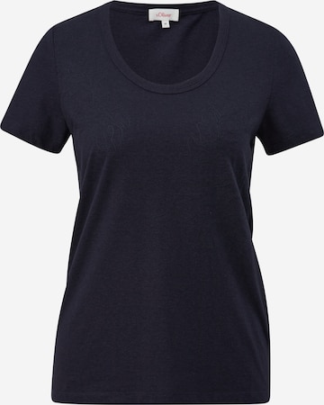 T-shirt s.Oliver en bleu : devant