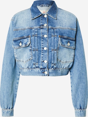 mėlyna Herrlicher Demisezoninė striukė 'Dotty': priekis