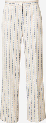 Stella Nova Wide leg Pleated Pants in Beige: front