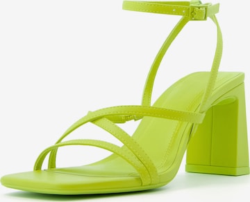 Bershka Strap sandal in Green: front