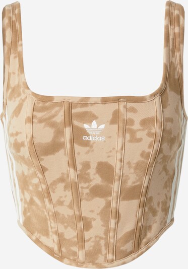 ADIDAS ORIGINALS Overdel i kit / mørkebeige / hvid, Produktvisning